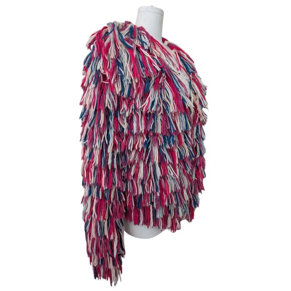 Lovers + Friends fringe wool blend cardigan - Picture 2 of 14